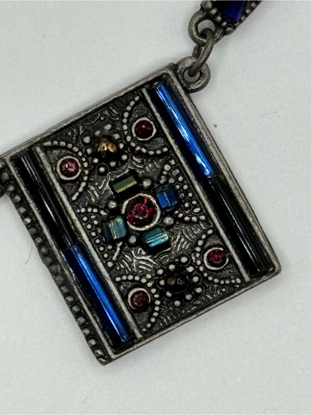 Firefly Jewelry La Dolce Vita 8422 Swarovski Crystal Mosaic Necklace Multicolor